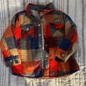 Toddler fleece lined flannel 18M